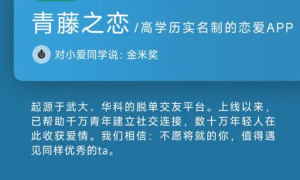 青藤之恋荣获多项应用商店大奖 高学历、实名制审核机制获业界认可